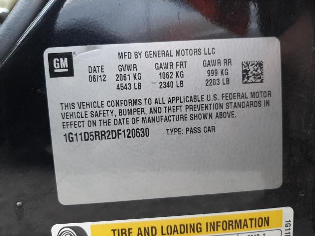 Photo 10 from auction – 2013 CHEVROLET MALIBU 1LT with VIN 1G11D5RR2DF120630