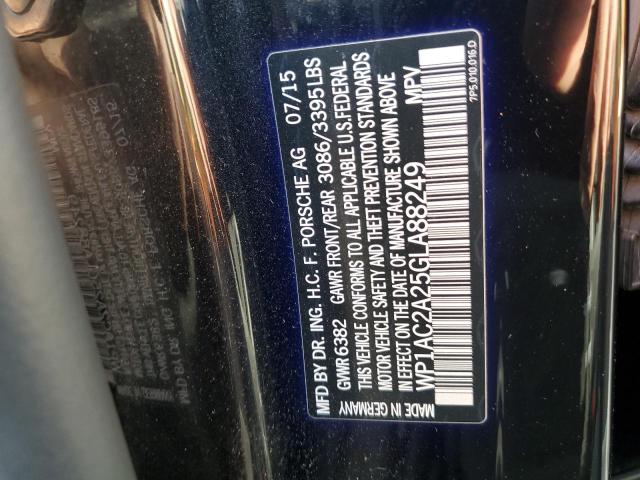 Photo 10 from auction – 2016 PORSCHE CAYENNE TU with VIN WP1AC2A25GLA88249