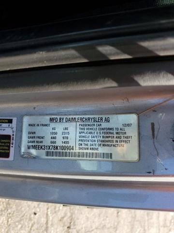 Photo 10 from auction – 2008 SMART FORTWO PAS with VIN WMEEK31X78K100904