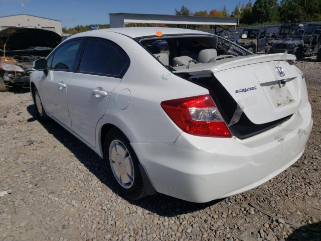 Photo 3 from auction – 2012 HONDA CIVIC HF with VIN 2HGFB2F68CH545330