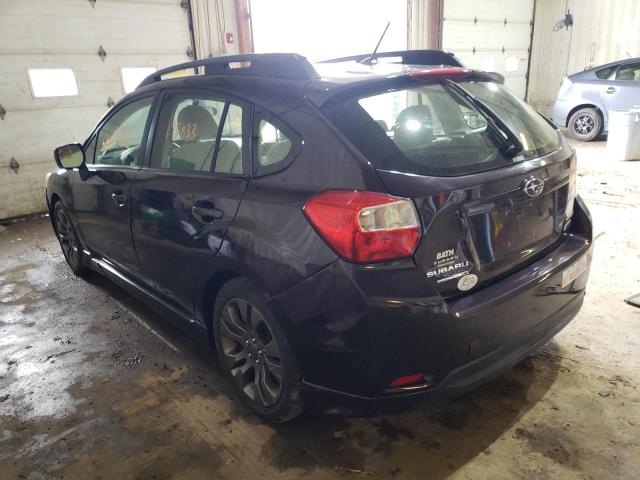 Photo 3 from auction – 2013 SUBARU IMPREZA SP with VIN JF1GPAL68D2826515