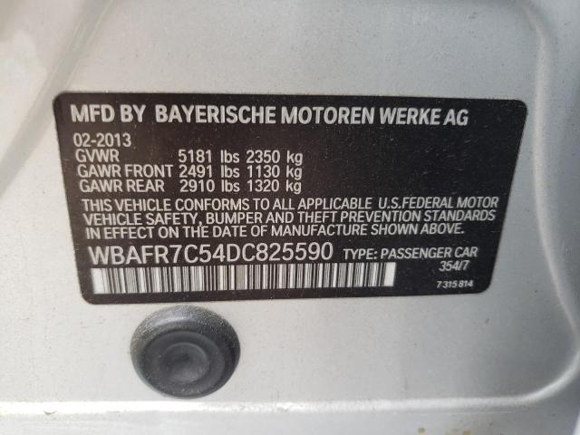 Photo 10 from auction – 2013 BMW 535 I with VIN WBAFR7C54DC825590