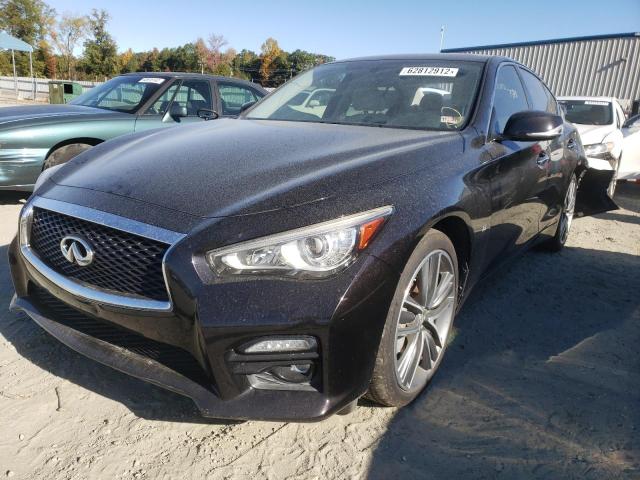 Photo 2 from auction – 2015 INFINITI Q50 BASE with VIN JN1BV7AR2FM402381