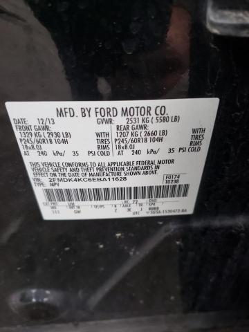 Photo 10 from auction – 2014 FORD EDGE LIMIT with VIN 2FMDK4KC6EBA11628