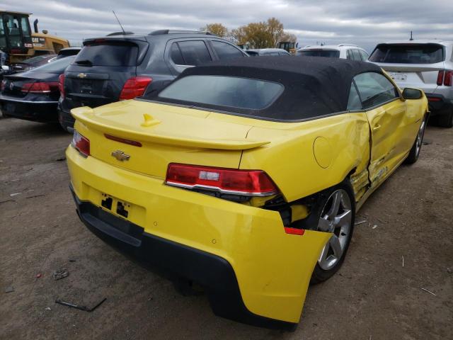 Photo 4 from auction – 2015 CHEVROLET CAMARO LT with VIN 2G1FD3D38F9230915