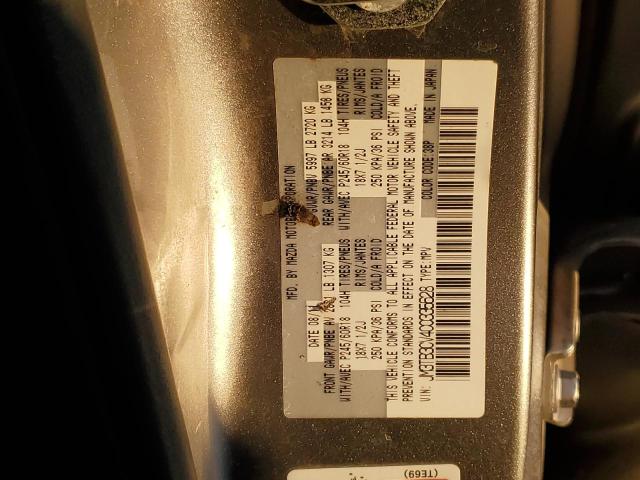 Photo 10 from auction – 2012 MAZDA CX-9 with VIN JM3TB3CV4C0335628