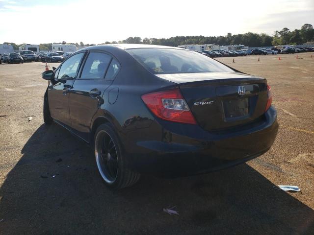 Photo 3 from auction – 2012 HONDA CIVIC LX with VIN 2HGFB2F58CH322261
