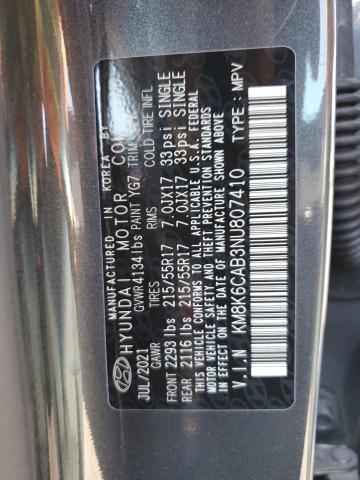 Photo 10 from auction – 2022 HYUNDAI KONA SEL with VIN KM8K6CAB3NU807410