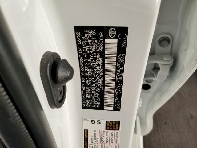 Photo 10 from auction – 2022 TOYOTA COROLLA LE with VIN JTDEPMAE1N3027989