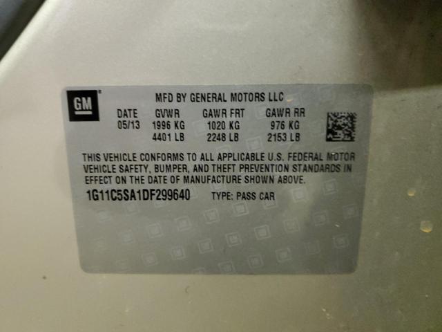 Photo 10 from auction – 2013 CHEVROLET MALIBU 1LT with VIN 1G11C5SA1DF299640
