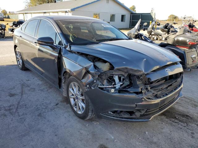 FORD FUSION SE 2017 with VIN 3FA6P0HD7HR186151 - Photo from auction