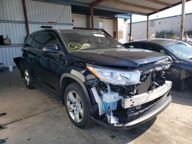 TOYOTA HIGHLANDER 2016 with VIN 5TDDKRFH4GS263158 - Photo from auction