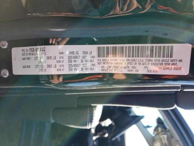 Photo 10 from auction – 2015 JEEP CHEROKEE S with VIN 1C4PJMAB5FW648474