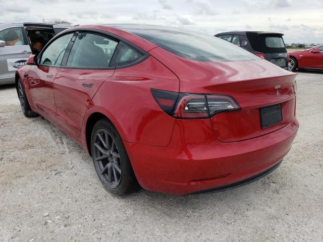 Photo 3 from auction – 2021 TESLA MODEL 3 with VIN 5YJ3E1EAXMF859450