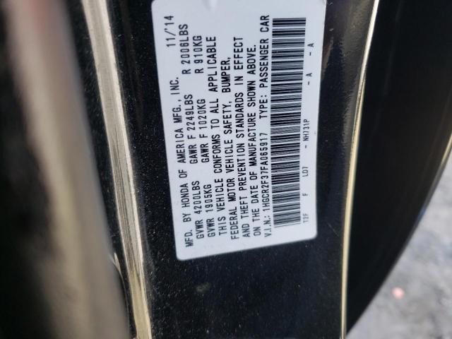 Photo 10 from auction – 2015 HONDA ACCORD LX with VIN 1HGCR2F37FA065917