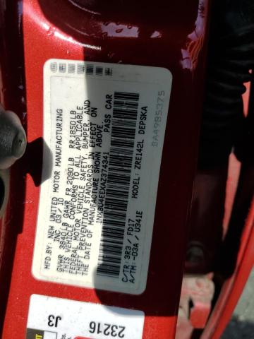 Photo 10 from auction – 2010 TOYOTA COROLLA with VIN 1NXBU4EEXAZ374341