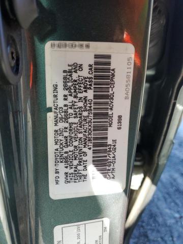 Photo 10 from auction – 2003 TOYOTA CAMRY LE with VIN 4T1BE30KX3U759440