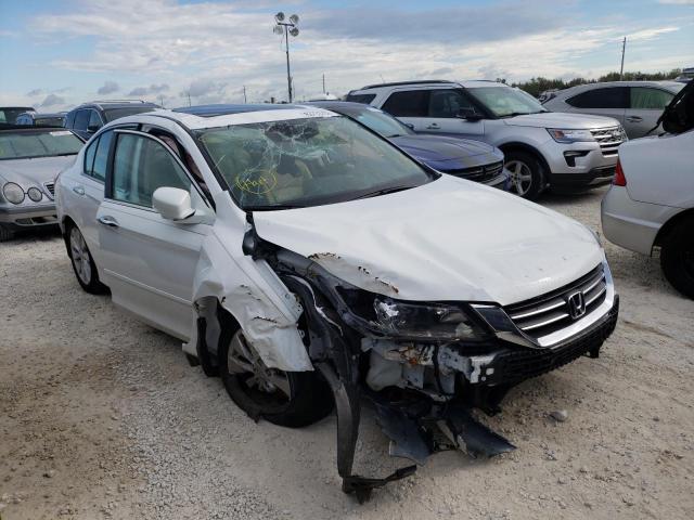 HONDA ACCORD EXL 2015 with VIN 1HGCR2F86FA053883 - Photo from auction