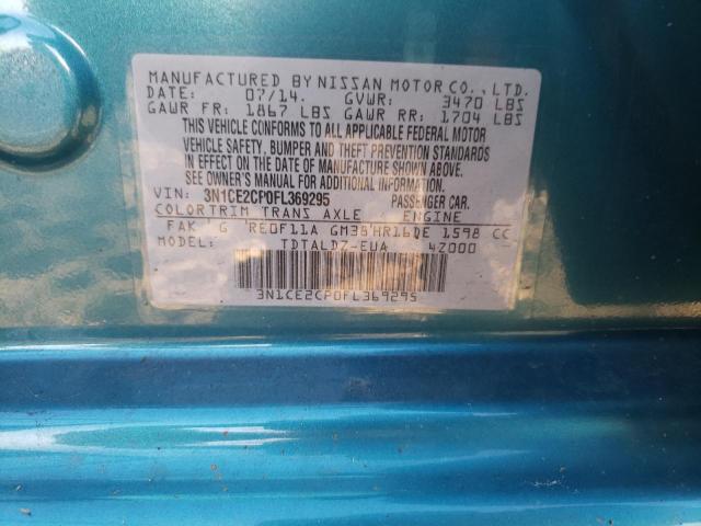 Photo 10 from auction – 2015 NISSAN VERSA NOTE with VIN 3N1CE2CP0FL369295