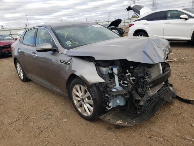 KIA OPTIMA EX 2016 with VIN 5XXGU4L32GG046521 - Photo from auction