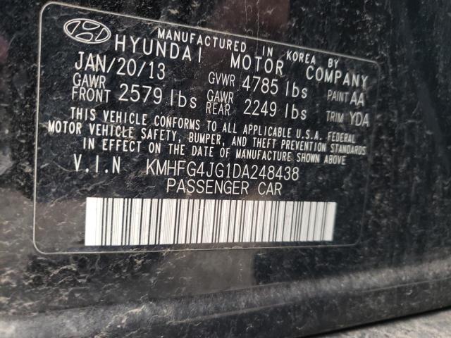 Photo 10 from auction – 2013 HYUNDAI AZERA with VIN KMHFG4JG1DA248438