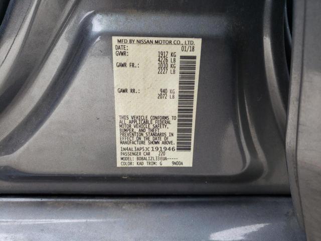 Photo 10 from auction – 2018 NISSAN ALTIMA 2.5 with VIN 1N4AL3AP5JC191946