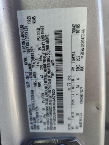 Photo 10 from auction – 2013 FORD ESCAPE SEL with VIN 1FMCU9H94DUA87520