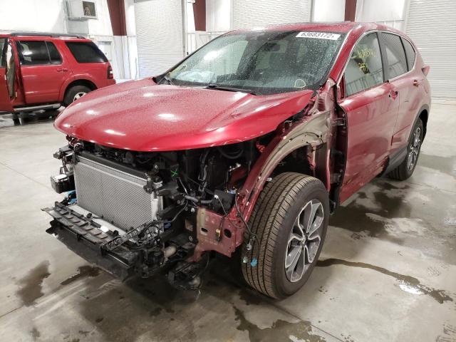 Photo 2 from auction – 2022 HONDA CR-V EX with VIN 7FARW2H52NE033323