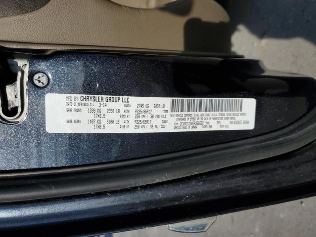 Photo 10 from auction – 2014 CHRYSLER TOWN & COU with VIN 2C4RC1CG0ER336659