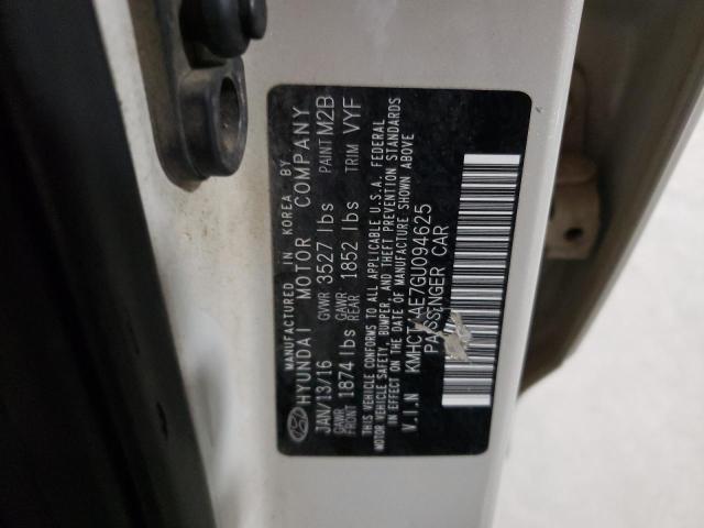 Photo 10 from auction – 2016 HYUNDAI ACCENT SE with VIN KMHCT4AE7GU094625