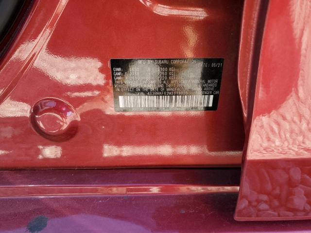 Photo 10 from auction – 2021 SUBARU LEGACY PRE with VIN 4S3BWAF62M3019825