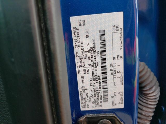Photo 10 from auction – 2017 FORD F150 SUPER with VIN 1FTEW1CPXHKE45641