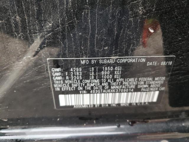 Photo 10 from auction – 2019 SUBARU IMPREZA LI with VIN 4S3GTAU6XK3709014