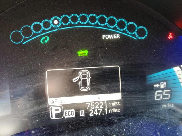 Photo 8 from auction – 2016 NISSAN LEAF SV with VIN 1N4BZ0CPXGC301073
