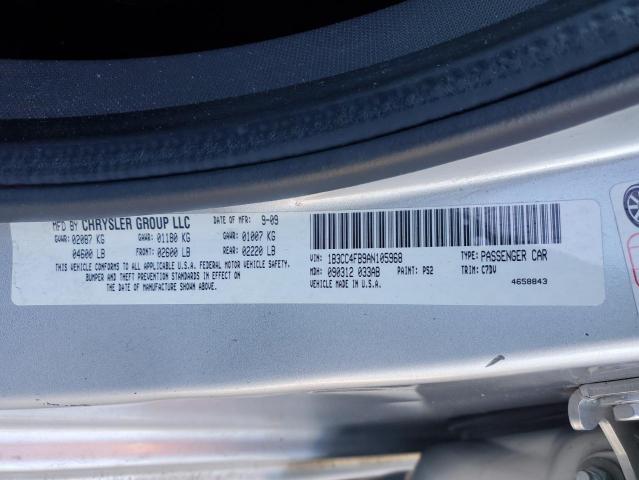Photo 10 from auction – 2010 DODGE AVENGER with VIN 1B3CC4FB9AN105968