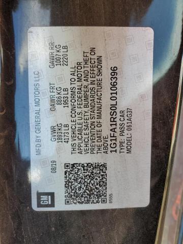 Photo 10 from auction – 2020 CHEVROLET CAMARO LS with VIN 1G1FA1RS0L0106396