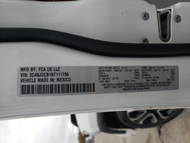 Photo 10 from auction – 2022 JEEP COMPASS LI with VIN 3C4NJDCB1NT111786