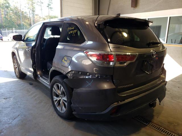 Photo 3 from auction – 2016 TOYOTA HIGHLANDER with VIN 5TDBKRFH4GS312303