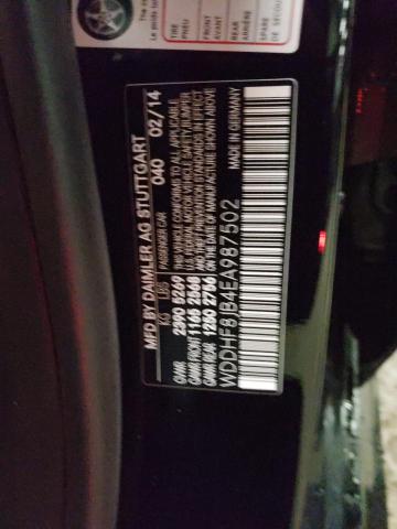 Photo 10 from auction – 2014 MERCEDES-BENZ E 350 4MAT with VIN WDDHF8JB4EA987502