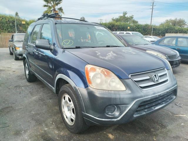 Photo 1 from auction – 2005 HONDA CR-V LX with VIN JHLRD68545C009534