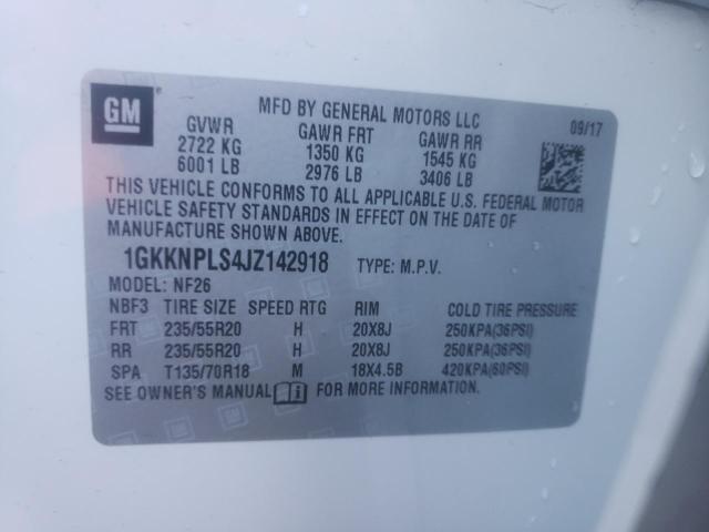 Photo 10 from auction – 2018 GMC ACADIA DEN with VIN 1GKKNPLS4JZ142918