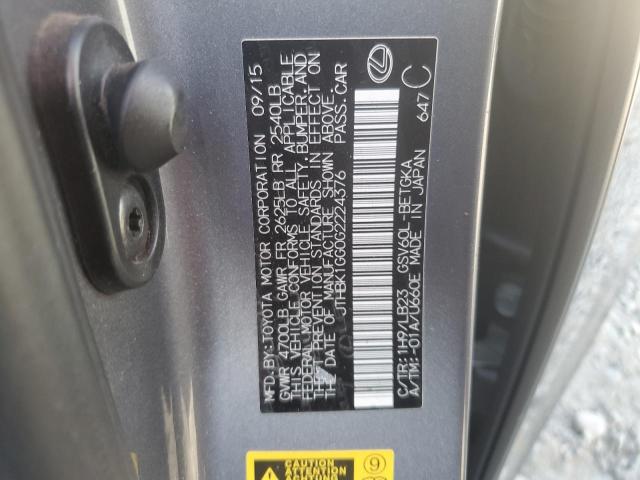 Photo 10 from auction – 2016 LEXUS ES 350 with VIN JTHBK1GG0G2224376