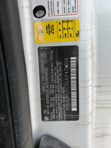 Photo 10 from auction – 2010 BMW 335 I with VIN WBAWL7C55AP476056