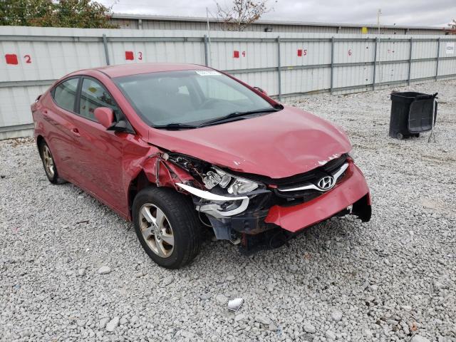 HYUNDAI ELANTRA 2014 with VIN KMHDH4AE5EU198291 - Photo from auction