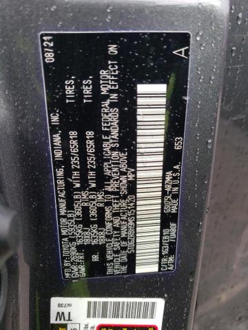 Photo 10 from auction – 2021 TOYOTA HIGHLANDER with VIN 5TDGZRBH9MS151420