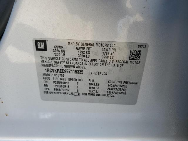 Photo 10 from auction – 2014 CHEVROLET SILVER1500 with VIN 1GCVKREC9EZ115335
