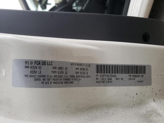 Photo 10 from auction – 2018 FIAT 500 LOUNGE with VIN 3C3CFFCH8JT524361