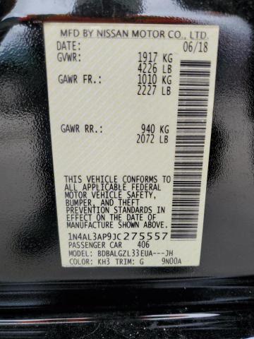 Photo 10 from auction – 2018 NISSAN ALTIMA 2.5 with VIN 1N4AL3AP9JC275557