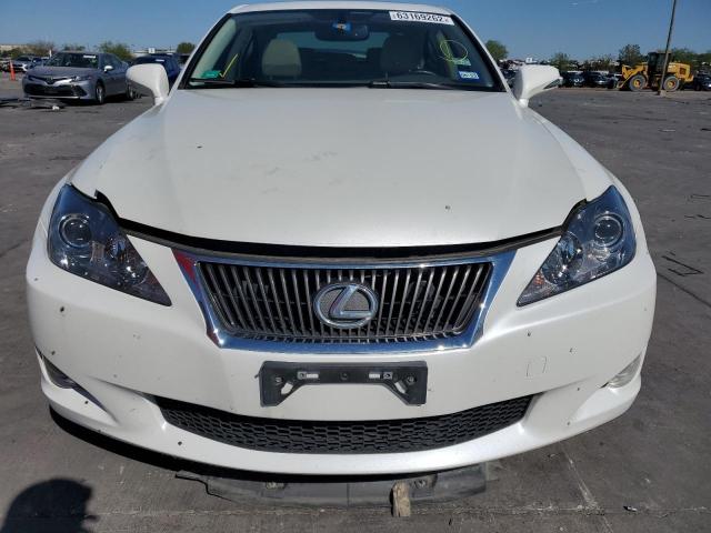Photo 9 from auction – 2010 LEXUS IS 250 with VIN JTHBF5C28A5126398