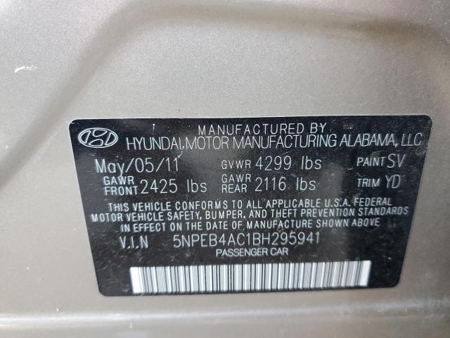 Photo 10 from auction – 2011 HYUNDAI SONATA GLS with VIN 5NPEB4AC1BH295941